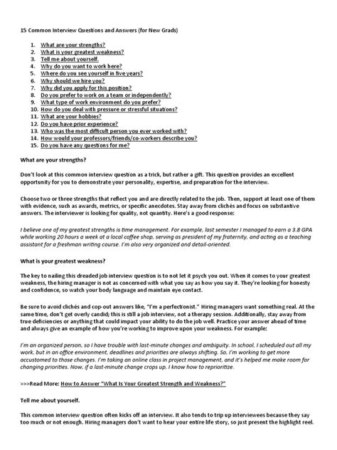 Interview Questions and Answers PDF 的图像结果