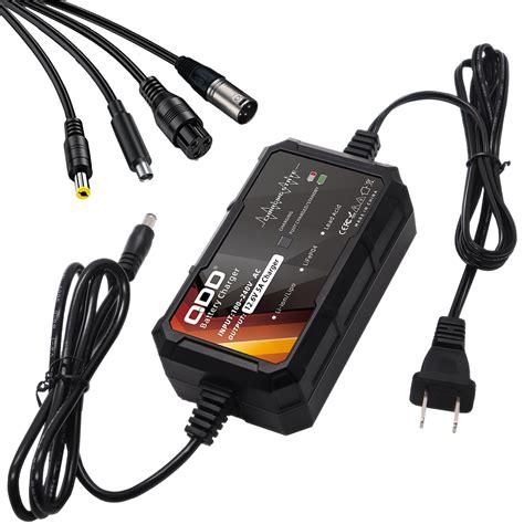 QDD 12.6V 5A Charger AC/DC 12.6V/5A Lithium Battery Charger for 3S 12V ...