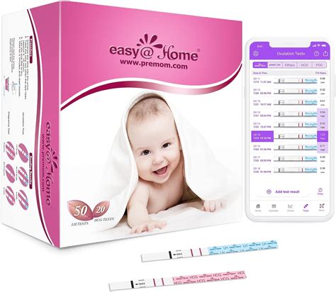 Easy@Home 50 Ovulation Test Strips and 20 Pregnancy Test Strips-Width ...
