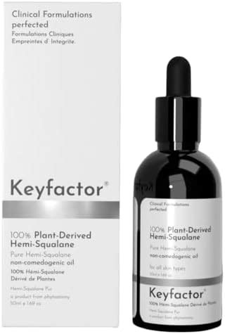 Buy Keyfactor 100% Plant-Derived Hemi-Squalane Face Oil | Lightweight ...