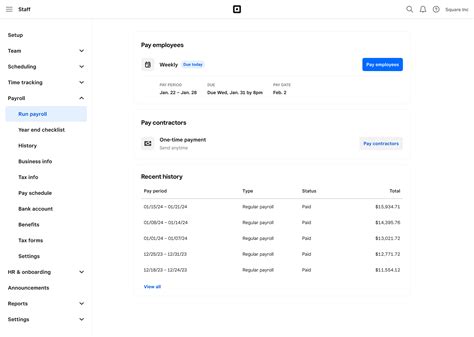 Image result for Square Payroll Setup
