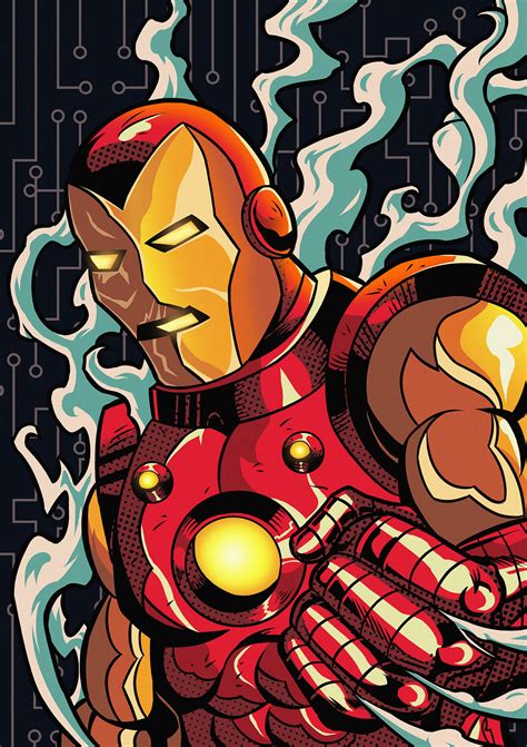 Classic Iron Man by IvanAlexandrovArt on DeviantArt