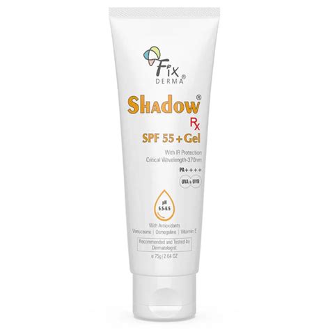 Shadow Sunscreen SPF 55+ Gel – Fixderma Skincare