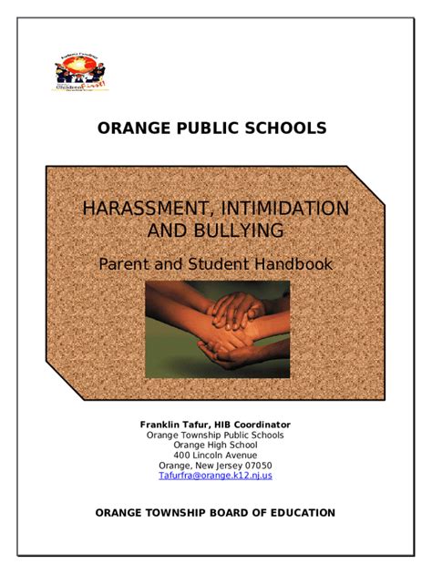 Harassment, Intimidation, or Bullying Definition Doc Template | pdfFiller