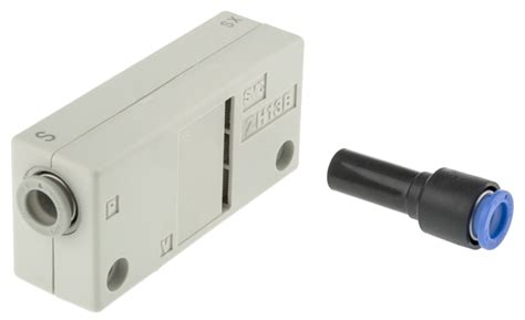 ZH13BS-08-10(KIT) SMC | SMC Vacuum Ejector, 1.3mm nozzle , -88kPa 40L ...