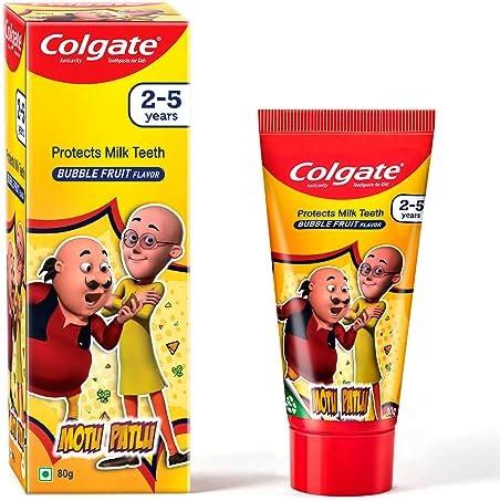 Colgate Toothpaste For Kids (3-5 Years), Natural Strawberry Flavor ...
