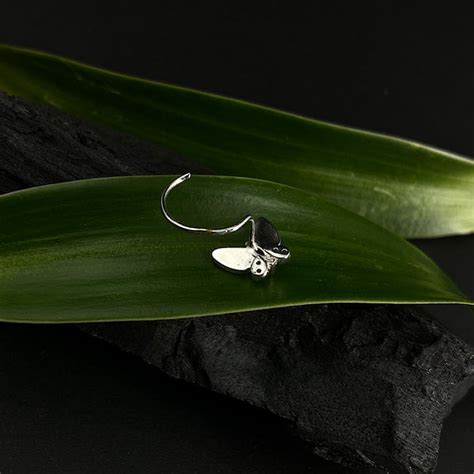 Black With Zircon Butterfly – Gypsy Maal