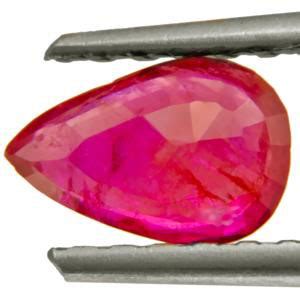 0.81-Carat Beautiful Pear-Shaped Burmese Ruby (Unheated) :: $230 USD ...