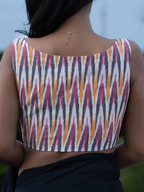 Lost Folklore Sleeveless Saree Blouse - I Love Sarees