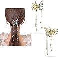 INSIME Butterfly Claw clips for Women - 3D Butterfly clutcher Hair ...