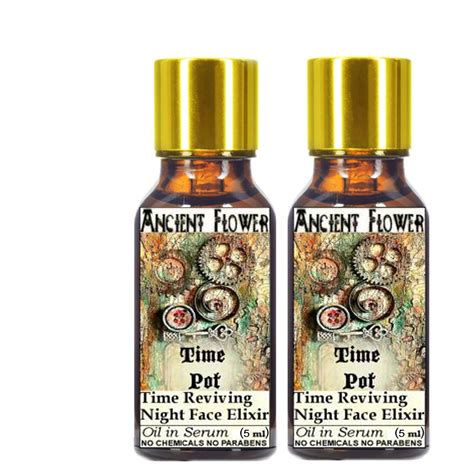 Ancient Flower - Time Pot - Anti Aging - Night Face Elixir - Oil in ...