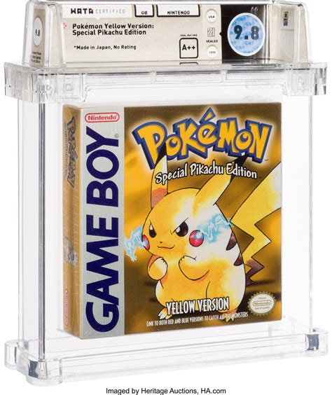 Pokémon Yellow Version: Special Pikachu Edition - Wata 9.8 A++ | Lot ...