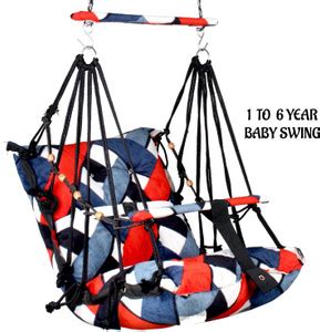 Windson Craft Cotton Swing for Kids, Chair Jhula for 1-3 Years Old ...