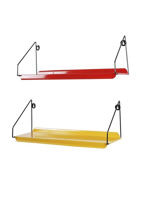 Home Sparkle Mild Steel Wall Rack (Set of 2), Multicolour : Amazon.in ...