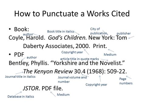 Image result for Research Paper Works Cited Example