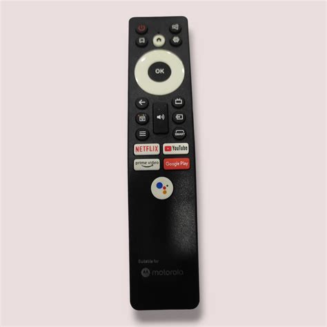 Motorola Smart LED TV Remote Control with Netflix, YouTube & Amazon Pr ...