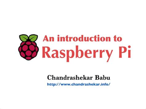 Image result for Introduction to Raspberry Pi