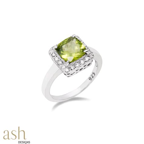 Mava Peridot and Diamond Ring – Ash Designs