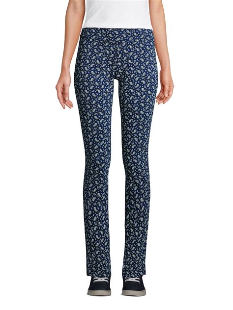 Lands' End Women's Petite Starfish Mid Rise Slim Leg Pants - Walmart.com