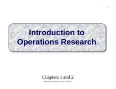 Image result for Operating Research Chapter Two
