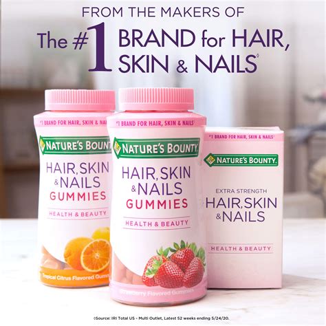 Snapklik.com : Natures Bounty Biotin Gummy, Vitamin Supplement ...