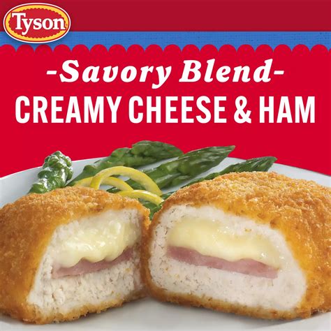 Tyson Frozen Stuffed Chicken Breasts Cordon Bleu - Shop Entrees & sides ...