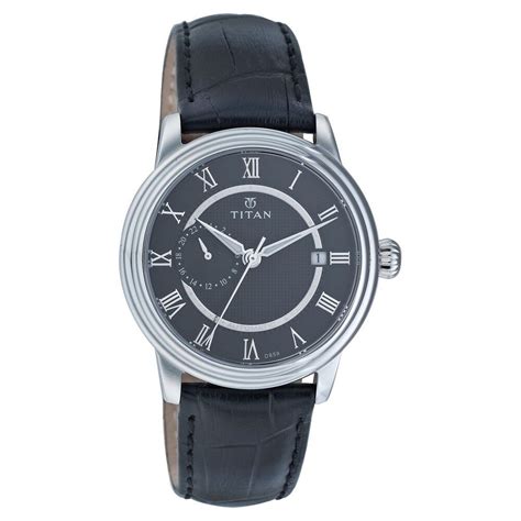 Titan Quartz Multifunction Black Dial Watch for Men-NC9338SL01 – The ...