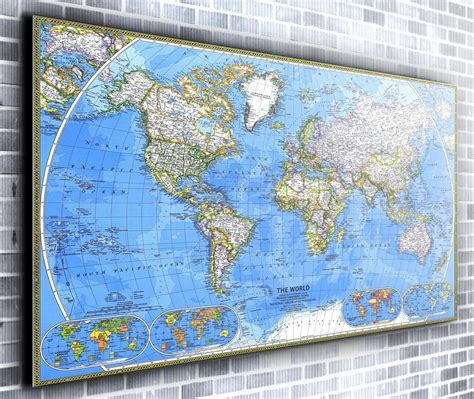 World Map Wall Art With Photo Frames at Jamie Mealmaker blog