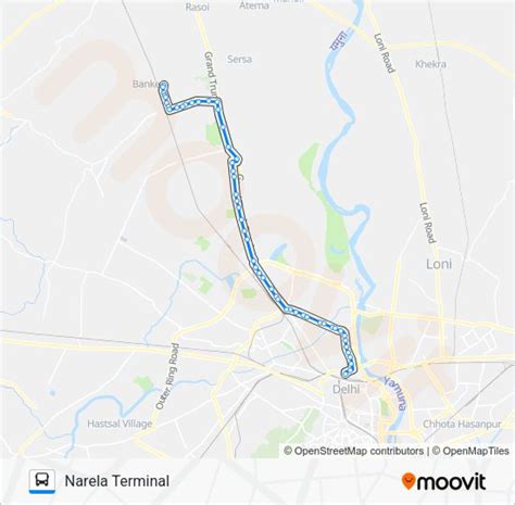 120 Route: Schedules, Stops & Maps - Narela Terminal (Updated)