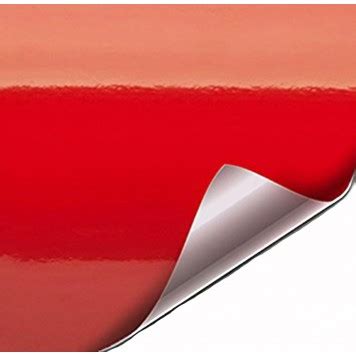 Pegatina de Vinilo Rojo Brillo para Coche y Moto | Audioledcar