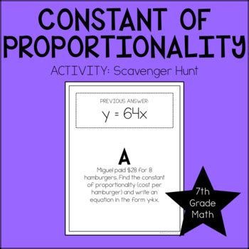 Image result for 7th Grade Math Constant of Proportionality