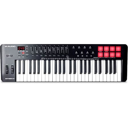 M-Audio Keystation 49 MK3 | Compact 49-Key USB-Powered MIDI Keyboard ...