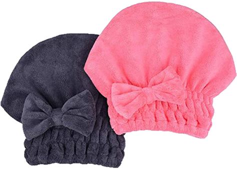 3pcs Gray Blue Pink Hair Drying Towels Dry Hat Bath Supplies スーパーSALE ...