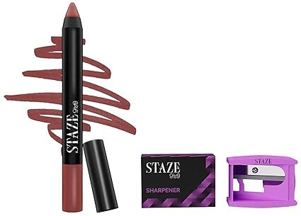 Buy Staze 9to9 Lip Crayon – Coffee Talk (3.5g) + STAZE Makeup Sharpener ...