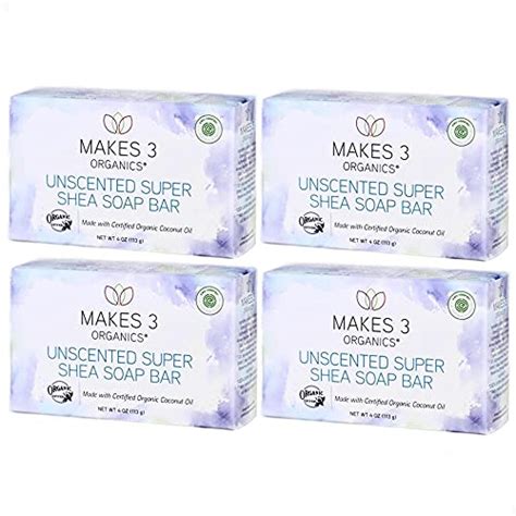 Buy Organic Shea Butter Soap Pack - 100% Handcrafted Organic Soap ...