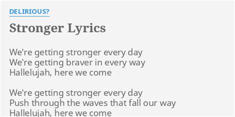 Getting Better Getting Stronger Song 的图像结果