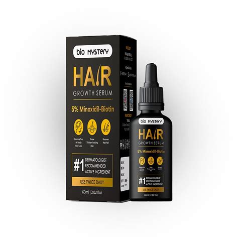 Bio Mystery Hair Growth Serum – 60ml | Boosts Hair Growth & Reduces ...
