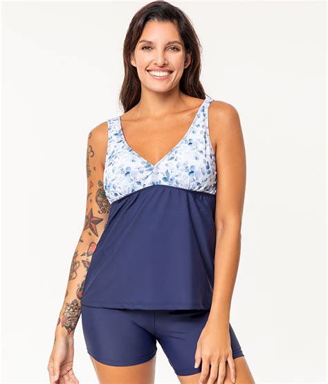 Tankini Con Calza Plus Size PV en LENCERÍA MODA