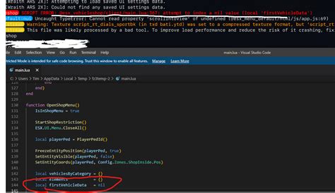 Fivem Script Error 的图像结果
