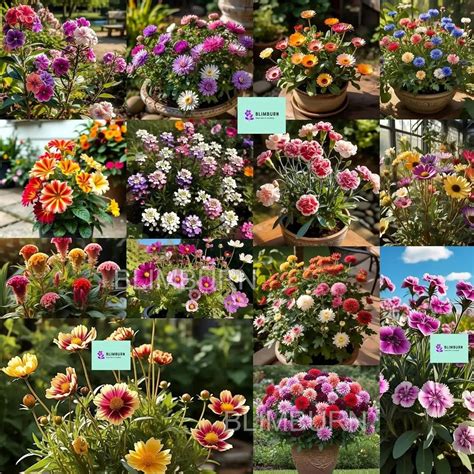 50 Varieties HYBRID Flower Seeds Combo - All Year Flower Seeds Combo ...