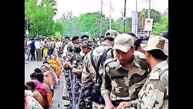 700 Cops Regulate Crowd, Drones And Cctv Cameras Deployed | Ranchi News ...