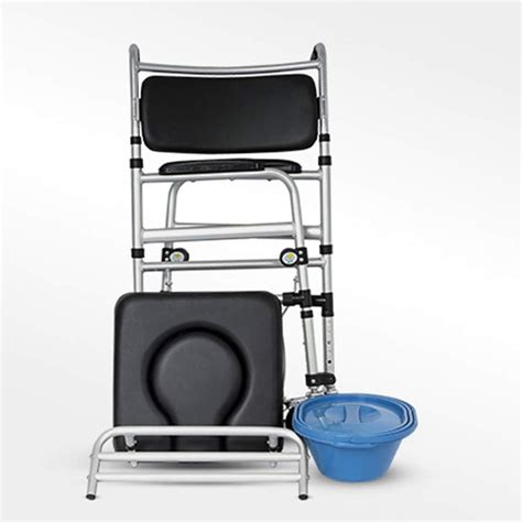 Buy Old-Aged Wheeled Commode Chair, Folding Toilet Toilet, Handicapped ...