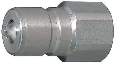 Compact・Double Valves Cooling High Flow Couplers -Stainless Steel Plugs ...