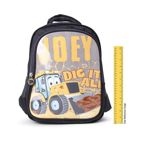 My 1st JCB Kids School Bag Black - 14 Inches — Toycra