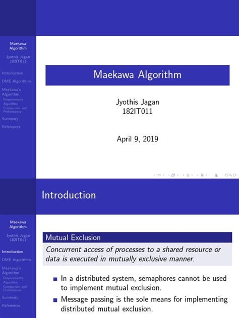 Image result for Maekawa's algorithm Maekawas algorithm implementation