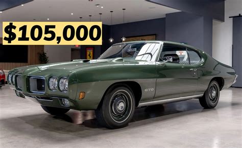 This 1970 Pontiac GTO Ram Air IV Just Sold for New Dodge Challenger Super Stock Money ...