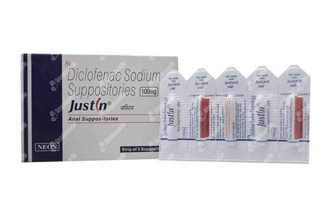 Justin 100 MG Suppository | Order Justin 100 MG Suppository Online at ...