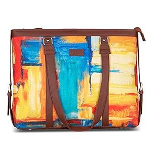 Buy ZOUK Multicolor Abstract Printed Handmade Vegan Leather Women's ...