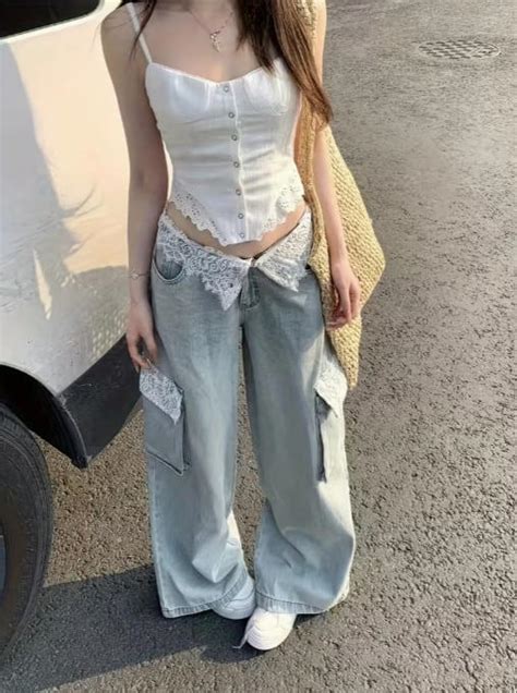 Women's denim jeans on Temu in the UK