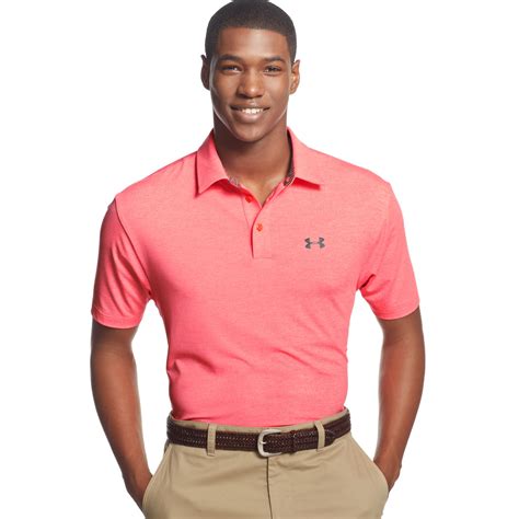 Pink Under Armour Golf Shirt